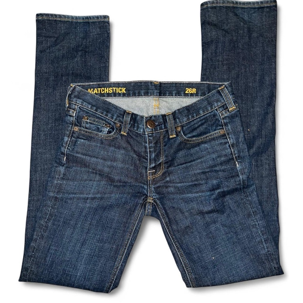 Y2K Navy blue Matchstick 26R bootcut low/mid rise jeans 👖🤍